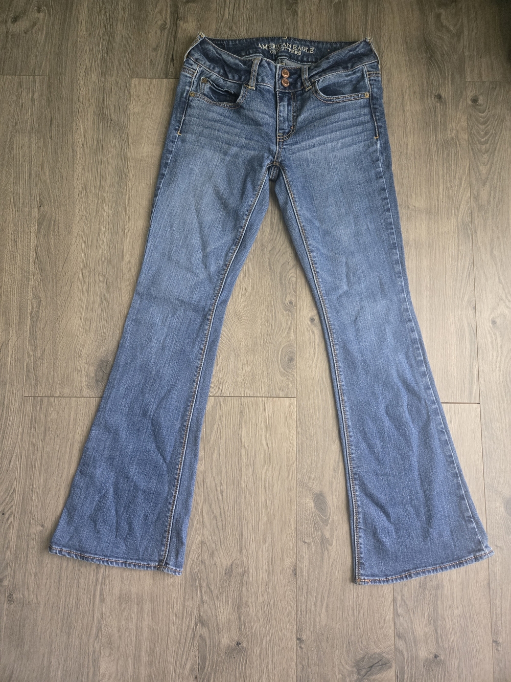 American Eagle Outfitters Medium Blue Flare Jeans